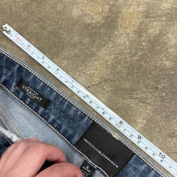 White House black market High-Rise Sculpt Straight Jeans - Picture 4 of 8